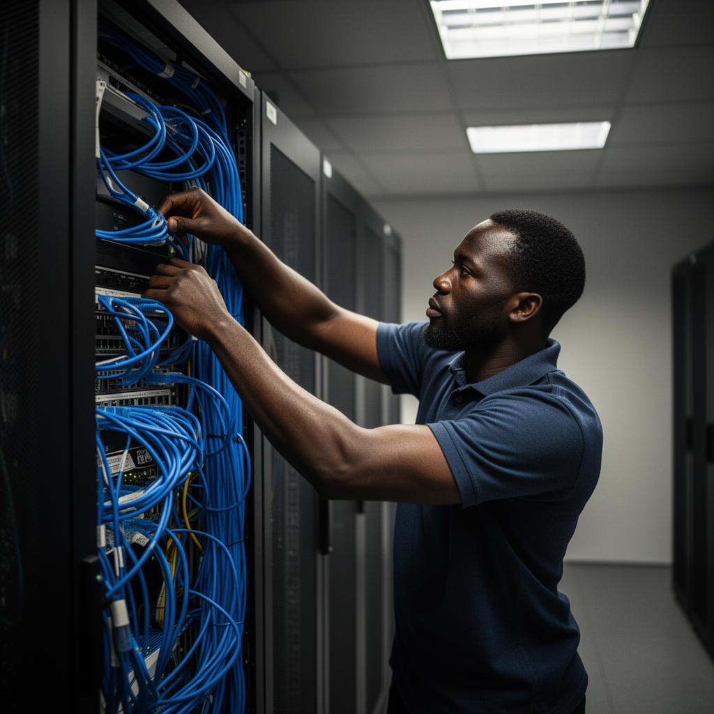 Network cabling and infrastructure installation
