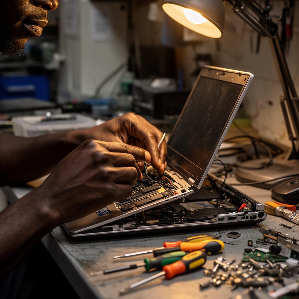 Hardware repair and maintenance work