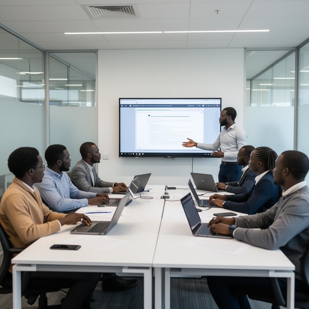 Professional ICT training session in progress